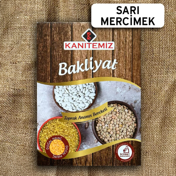 Sarı Mercimek (Kutu) 2 Kg