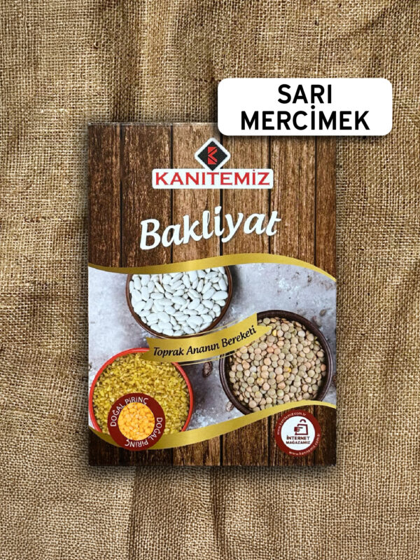 Sarı Mercimek (Kutu) 2 Kg