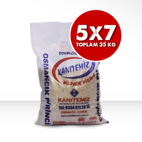 7 X 5 Kg Osmancık Pirinci